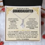 jewelry to my beautiful granddaughter beautiful necklace gift set ss342 38329496338673