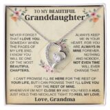 jewelry to my beautiful granddaughter forever love gift set ss518 38943898239217