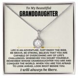 jewelry to my beautiful granddaughter i will always be there gift set ss476 38787625418993
