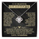 jewelry to my beautiful granddaughter love grandma gift set ss514v3 38969811239153