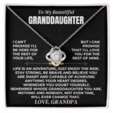 jewelry to my beautiful granddaughter love knot gift set ss475 38784993591537