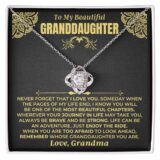 jewelry to my beautiful granddaughter love knot gift set ss477v6 38967938515185