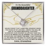 jewelry to my beautiful granddaughter love knot gift set ss481 38796555682033