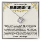 jewelry to my beautiful granddaughter love knot gift set ss481gp 38798464286961