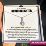 jewelry to my beautiful granddaughter personalized gift set ss174 37105696833777