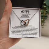 jewelry to my beautiful wife intertwined hearts gift set ss83 36890147455217
