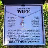 jewelry to my beautiful wife special gift set ss228 37258726441201