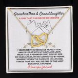 jewelry to my granddaughter beautiful linked hearts gift set ss394 38587774435569