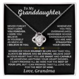 jewelry to my granddaughter beautiful love knot gift set ss461g 38765405864177