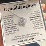 jewelry to my granddaughter love grandma beautiful gift set ss117v9 g 37039526117617