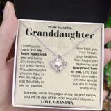 jewelry to my granddaughter love grandma beautiful gift set ss145g 37238662824177