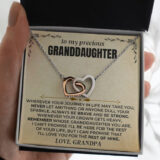 jewelry to my granddaughter personalized sign off beautiful gift set ss415 38635035099377