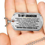 jewelry to my grandson beautiful love tag ss299 38032149840113