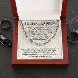 jewelry to my grandson big dreams personalized gift set ss192 37166490124529