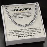 jewelry to my grandson big dreams personalized gift set ss223 37249497432305