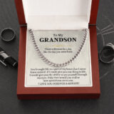 jewelry to my grandson part of my heart gift set ss150 37058946138353