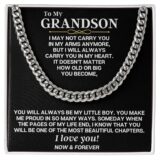 jewelry to my grandson you make me proud gift set ss270gs 37748277281009