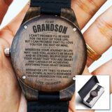 watches to my grandson love grandpa engraved wood watch ss146 gp 37040907649265