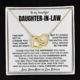 jewelry to my daughter in law beautiful linked hearts gift set ss400 38607008202993